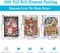 Christmas Diamond Art Kits for Adults – 3 Pack Snowman & Candy House 5D DIY Full Drill Diamond Painting Kits, 12x16 inch